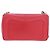 Saffiano Bolsa de Ombro PRADA em Couro Safiano Vermelho Prata Auth ka1025V - vista 3