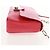 Saffiano Bolsa de Ombro PRADA em Couro Safiano Vermelho Prata Auth ka1025V - vista 5