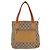 Borsa Tote GG Canvas Gucci Beige Argento 019 0402 1705 Auth ka1063 - vista 2