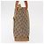 Borsa Tote GG Canvas Gucci Beige Argento 019 0402 1705 Auth ka1063 - vista 4
