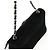 Bolso de Hombro CHANEL Chain Camellia No.5 Terciopelo Negro Plata CC Auth 159584V - vista 6