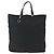 Borsa Tote PRADA Nylon Nero Argento Auth 160710 - vista 3