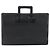 Borsa da lavoro in pelle nera BURBERRY Auth 160724 Nero - vista 3