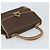 Céline Borsa a mano in tela Macadam CELINE in pelle PVC marrone oro Auth 158419 D'oro - vista 6