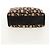 Céline Borsa a Spalla CELINE Blazon in Tela Marrone Oro Auth 158910V D'oro - vista 10