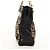 Céline Borsa a Spalla CELINE Blazon in Tela Marrone Oro Auth 158910V D'oro - vista 4