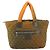 CHANEL Matelassé Coco Cocoon GM Borsa Tote Nylon Khaki Argento CC Auth 157319 Cachi - vista 2