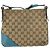 Borsa a Spalla GG Canvas GUCCI Beige Turchese Blu Oro 141506 Auth BA9062 D'oro - vista 3