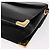 Borsa a Spalla Christian Dior in Pelle Nera Oro Auth 160676 Nero D'oro - vista 13