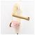Borsa a Spalla CHANEL con Catena Satin Rosa Oro CC Auth bs31914 D'oro - vista 24