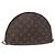 LOUIS VUITTON Neceser Demi Ronde Monogram Cosmético M47520 LV Auth 157229 Monograma