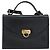 Borsa a Spalla Salvatore Ferragamo Gancini in Pelle 2 in 1 Nera Oro Auth 156467 - vista 2