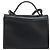 Borsa a Spalla Salvatore Ferragamo Gancini in Pelle 2 in 1 Nera Oro Auth 156467 - vista 3