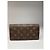 Vintage Louis Vuitton Leather Monogram Wallet Brown - view 9