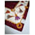 Céline Sciarpa vintage Celine monogramma viola bianca Bordò - vista 3