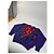 Autre Marque Pull en laine vintage Kansai abstrait violet rouge vert M - vue 7