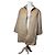 Vintage Givenchy Lama-Haar Mantel Beige M/L
