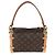 Baule laterale MM in tela Monogram Louis Vuitton Marrone - vista 2