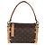 Baule laterale MM in tela Monogram Louis Vuitton Marrone - vista 8