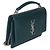 Cartera de cadena Monogram Sunset en piel de ternera con estampado de cocodrilo teal de Saint Laurent - Ansicht 4