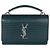 Cartera de cadena Monogram Sunset en piel de ternera con estampado de cocodrilo teal de Saint Laurent - Ansicht 6