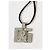 Iconico collier DOLCE & GABBANA “Overlap” cordino camoscio nero e sawarovski Argento - vista 9
