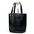 Vintage Courreges Leder Eimer Tasche Schwarz