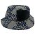 Cappello bucket JW Anderson Nero Blu Grigio