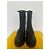 Botas Rockoko Fendi de cuero negro Castaño - vista 3