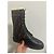 Botas Rockoko Fendi de cuero negro Castaño - vista 8