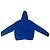 Off White Off-White Blaue Strickjacke mit Reißverschluss