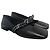 Bailarina Studded Gianni Ribbon de Versace Negro Plata