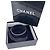 Timeless Chanel Fascia per capelli in raso di seta nera vintage con fiocco Nero - vista 2