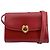 Gucci Vintage roter Leder Umhängetasche