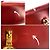 Gucci Vintage roter Leder Umhängetasche - Ansicht 6