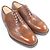 Autre Marque Vollleder Brogue Schnürschuhe Francesco Benigno Braun - Ansicht 3