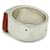 Hermès Hermes Candy Ring in Orange and Silver Silvery  - view 4