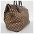 Borsa Boston Damier Greenwich PM Louis Vuitton in Ebano Damier ebene - vista 2