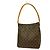 Borsa Looping Louis Vuitton in tela Monogram GM Marrone - vista 2