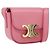 Céline Borsa a Spalla Celine Triomphe in Pelle di Vitello Liscia Mini Rosa
