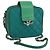 Camera Borsa a tracolla Chanel CC Box in pelle di agnello trapuntata mini Verde