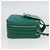Camera Borsa a tracolla Chanel CC Box in pelle di agnello trapuntata mini Verde - vista 4