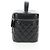 Vanity Chanel Kosmetiktasche aus gestepptem Lammleder Medium Schwarz - Ansicht 4