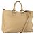 Fendi Twins Tote Leder Groß Beige
