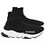 Balenciaga Speed Trainer Schuhe aus schwarzem Polyester