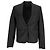 Joseph Single-Breasted Blazer with Pockets in Black Wool