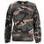 Camouflage-Used Sweatshirt aus khakifarbenem Baumwollstoff von Valentino Garavani