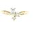 Autre Marque AHKAH Mosaic Solana 750 Gelbgold Diamantring Golden - Ansicht 2