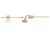 Collana Graff Double Butterfly Silhouette 750 Oro Rosa e Zaffiro - vista 5