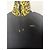 Felpa con Cappuccio Versace Nera Barocco con Logo Giallo Nero - vista 3